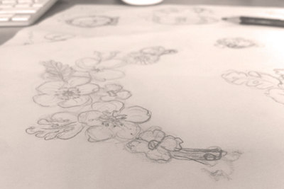 計算された優雅さ、ラインと色のハーモニー。