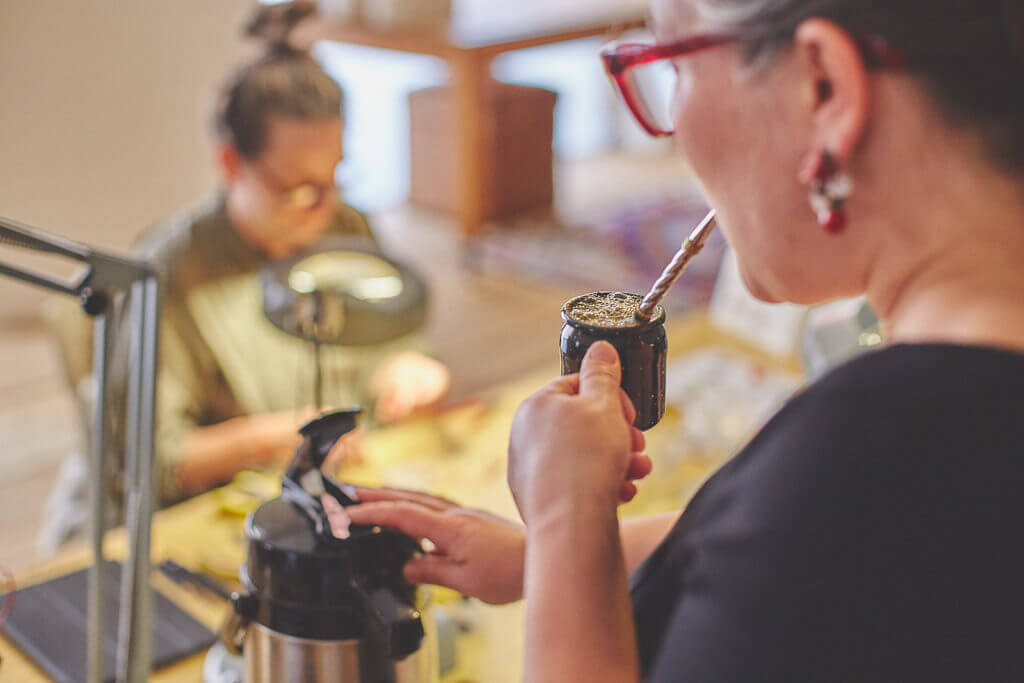 色々な素材を使った他に無い異素材の組み合わせ